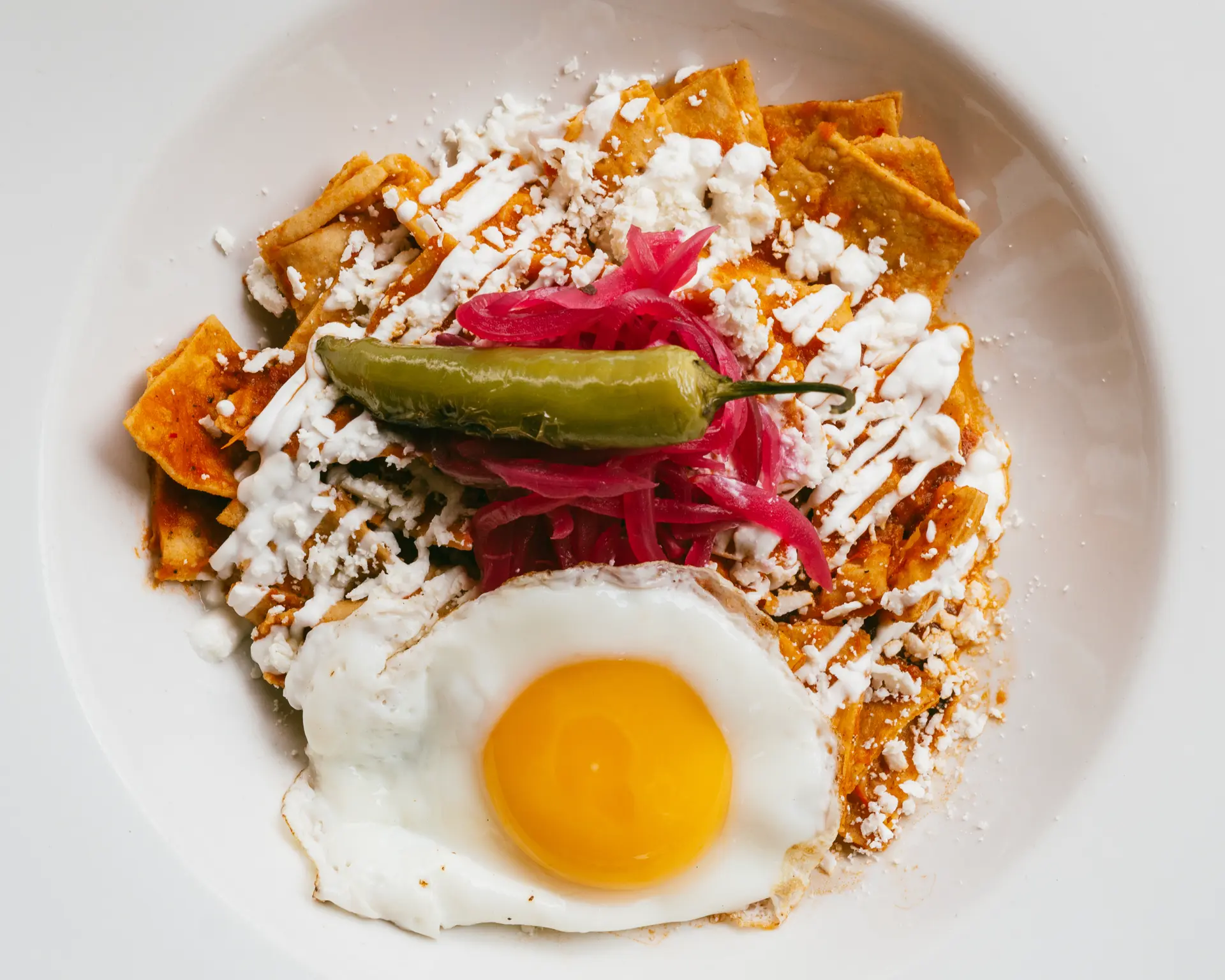 Chilaquiles rojos